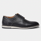 Sapato Derby Stallion Black preto, vista lateral