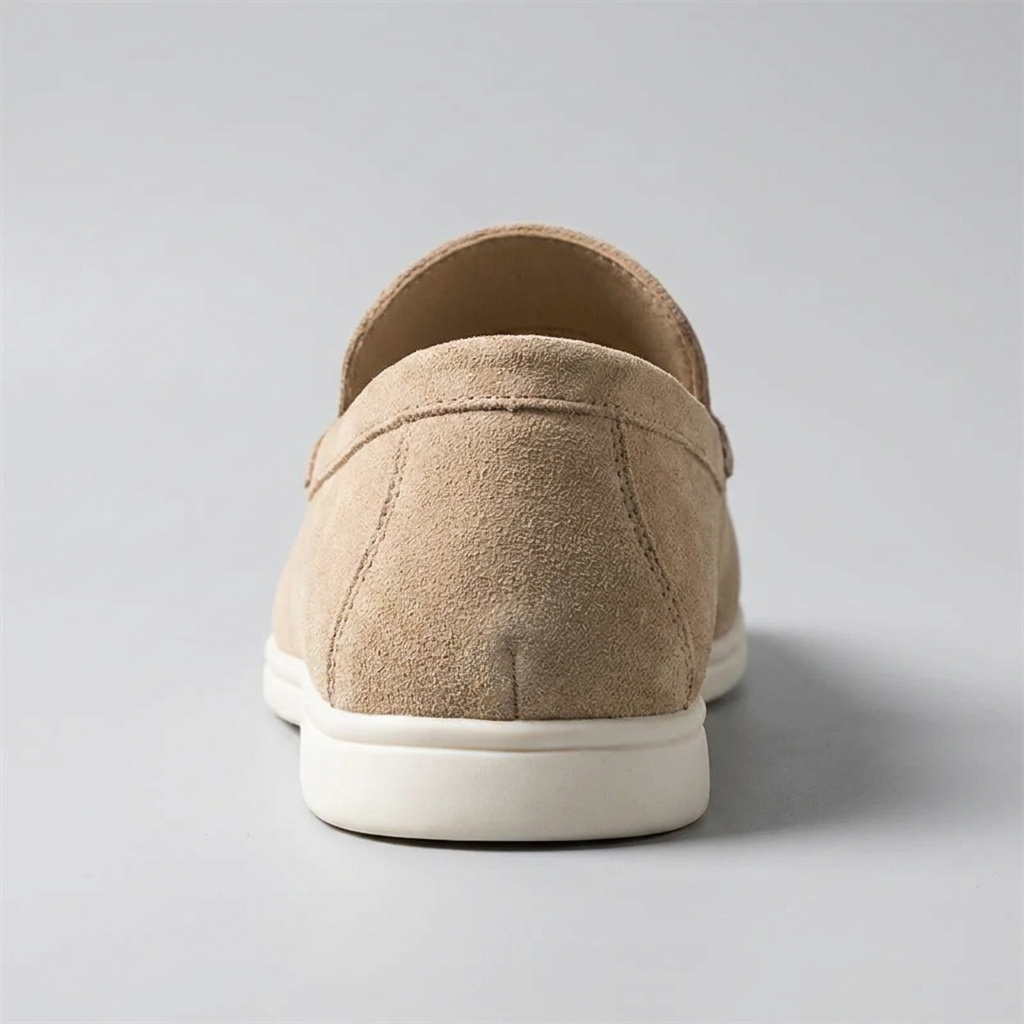 Mocassim Regent Beige bege, vista traseira