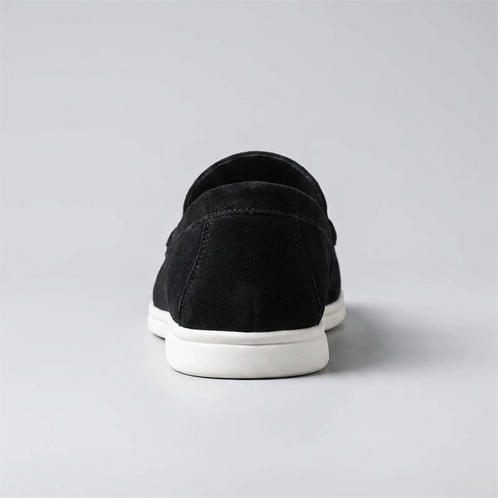 Mocassim Regent Black preto, vista traseira