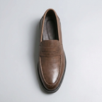 Loafer Masculino Eton Brown marrom, vista de cima