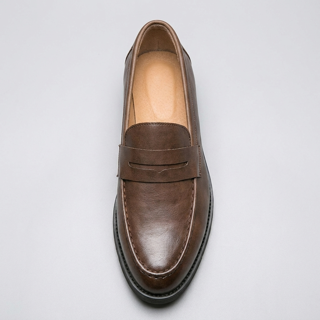 Loafer Masculino Eton Brown marrom, interior e palmilha