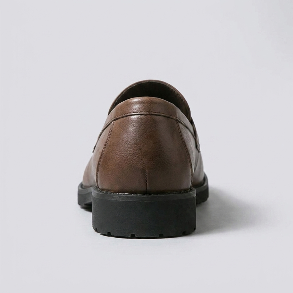 Loafer Masculino Eton Brown marrom, vista traseira