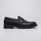 Loafer Masculino Eton Black preto, vista lateral