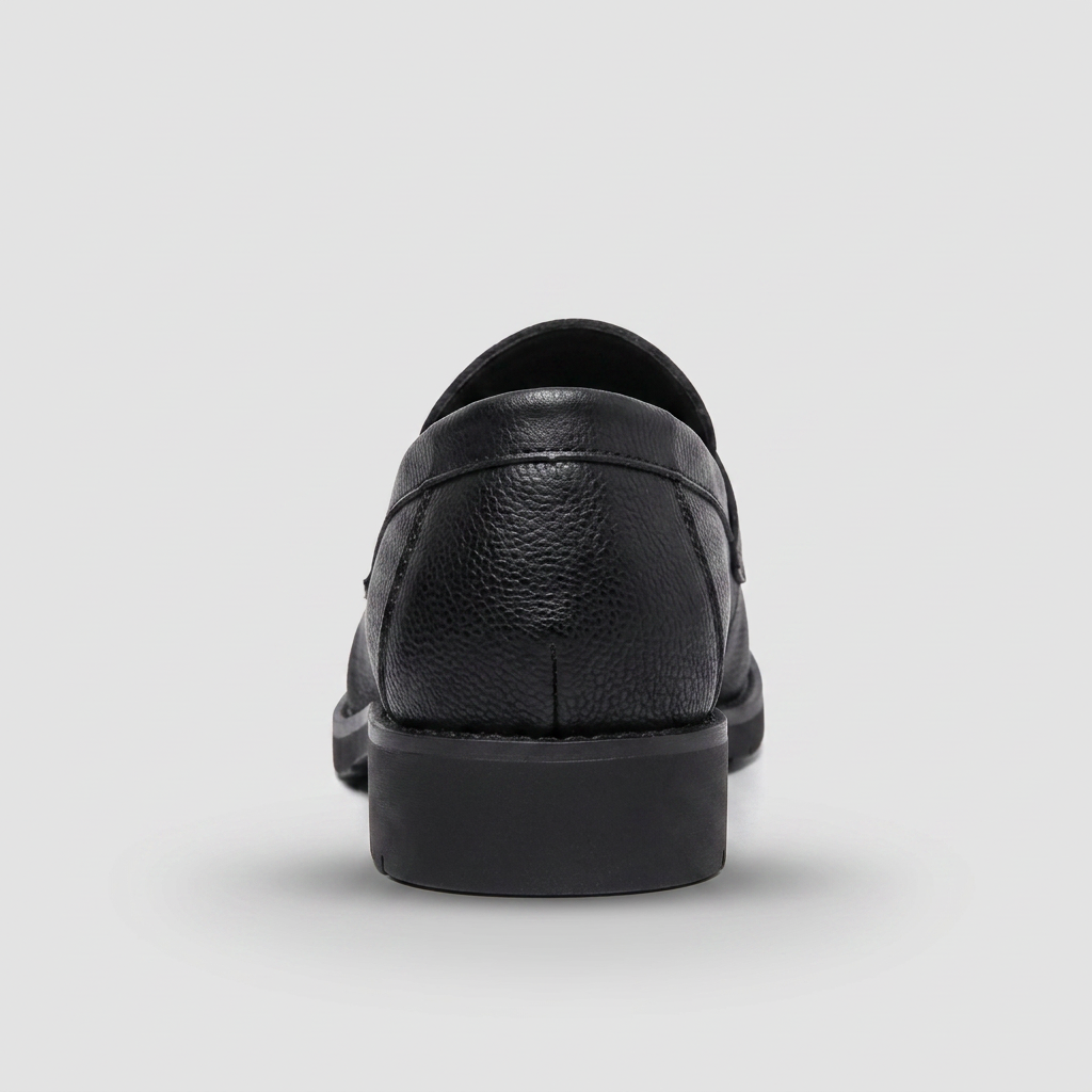 Loafer Masculino Eton Black preto, vista traseira