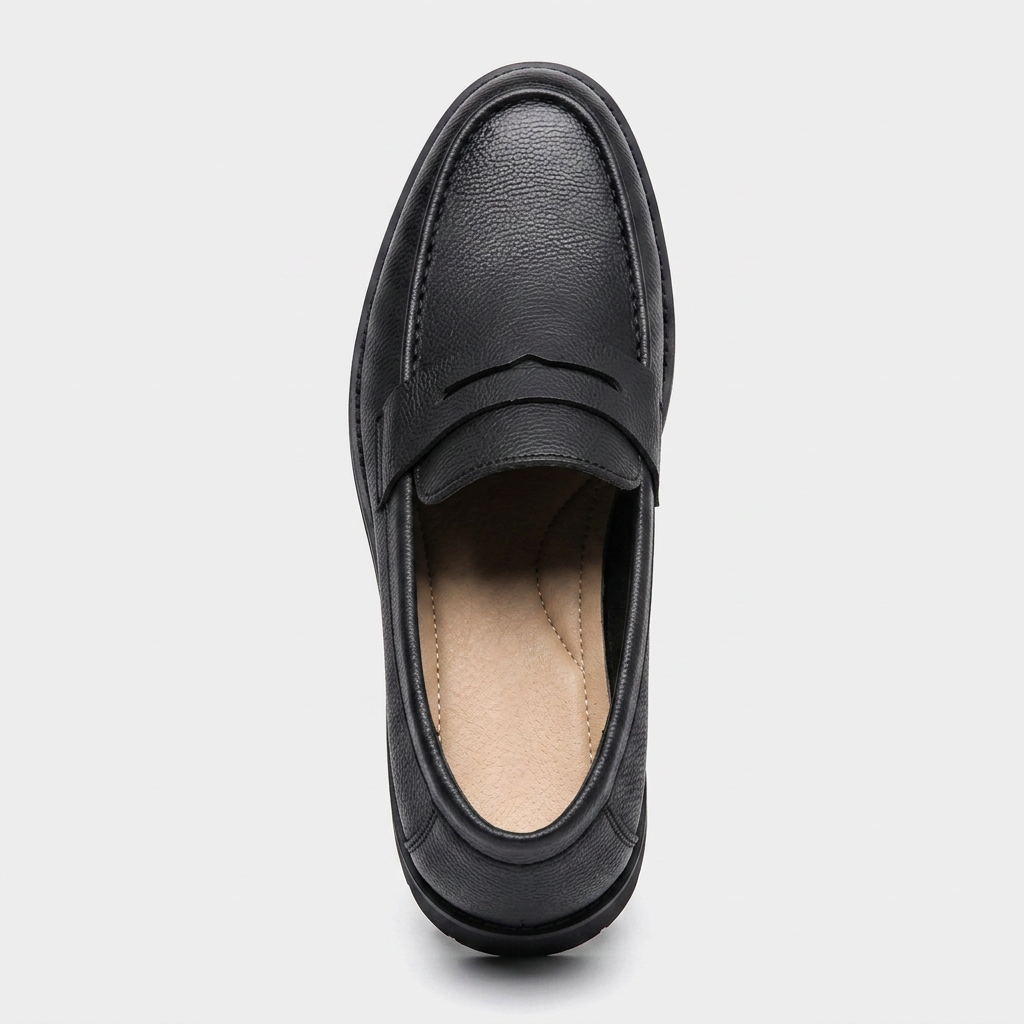 Loafer Masculino Eton Black preto, interior e palmilha