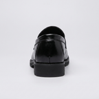 Loafer Masculino Eton Black Patent preto brilhante, vista traseira