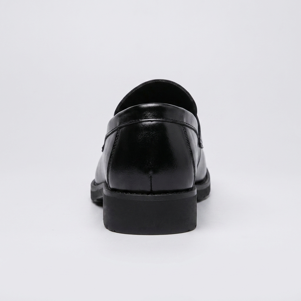 Loafer Masculino Eton Black Patent preto brilhante, vista traseira
