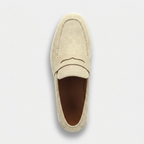 Loafer Masculino Mayfair Beige bege, vista de cima