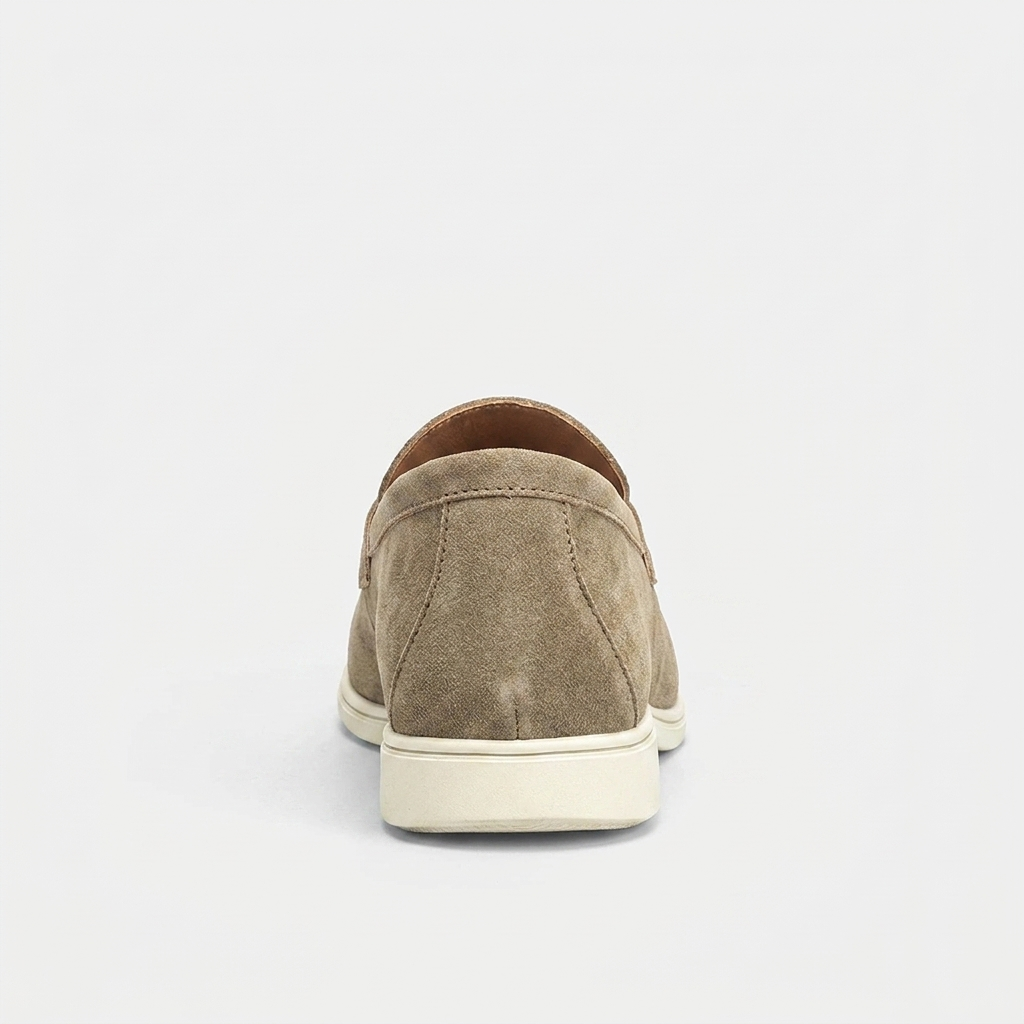 Loafer Masculino Mayfair Light Grey greige, vista traseira