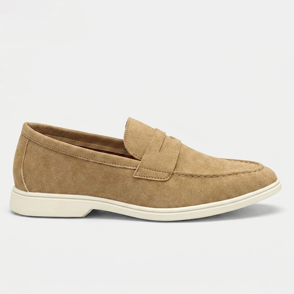 Loafer Masculino Mayfair Sand areia, vista lateral