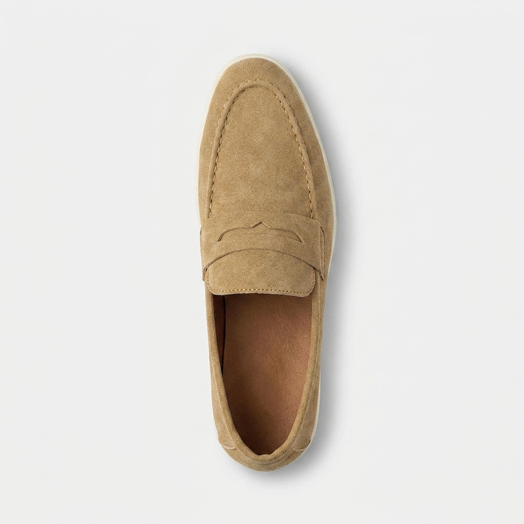 Loafer Masculino Mayfair Sand areia, vista de cima