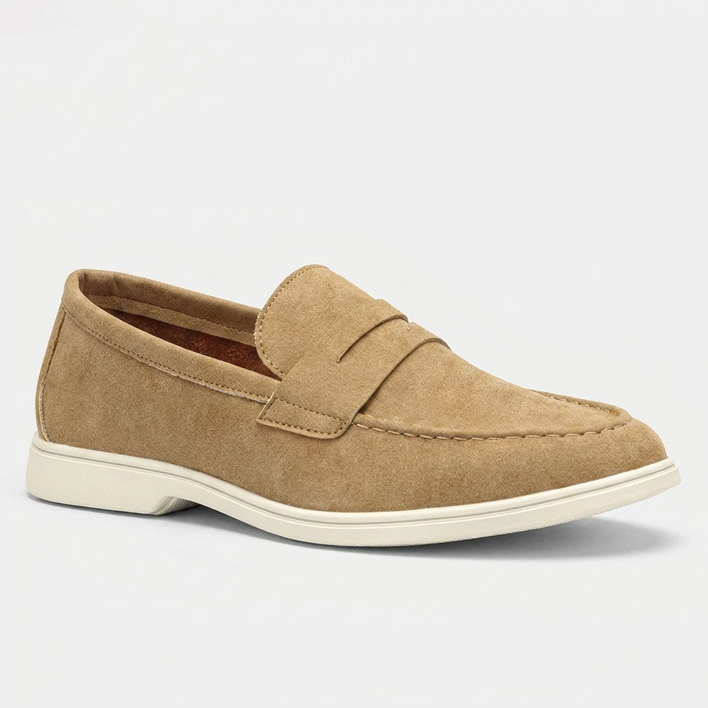 Loafer Masculino Mayfair Sand areia, vista tres-quartos