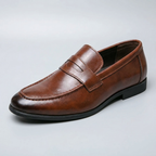 Loafer masculino Windsor Brown, vista em três-quartos