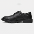 Sapato Derby Tratorado Duke Black, vista lateral de perfil