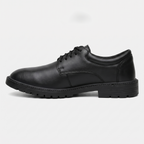 Sapato Derby Tratorado Duke Black, vista lateral de perfil