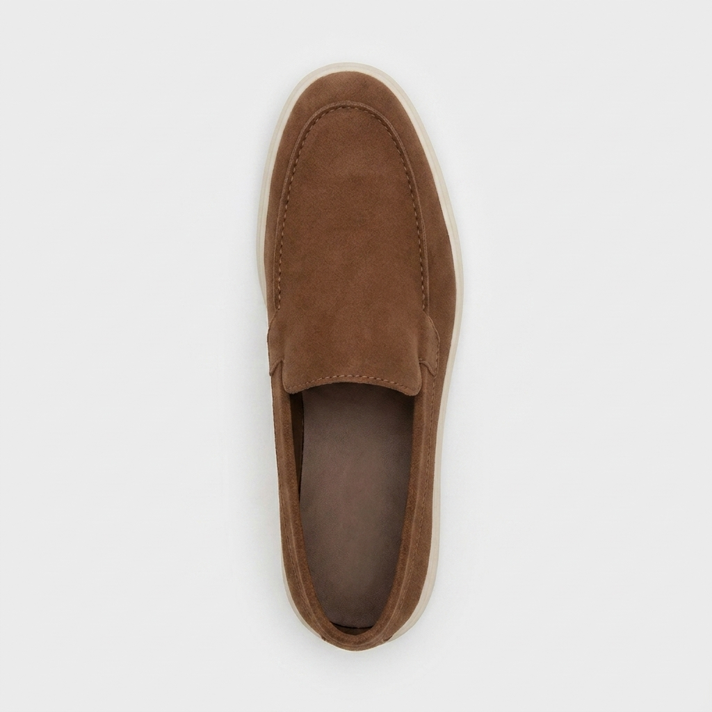 Mocassim Masculino Regent Brown - vista de cima