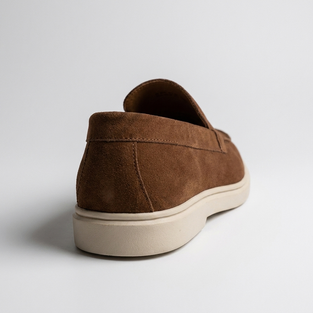 Mocassim Masculino Regent Brown - vista traseira
