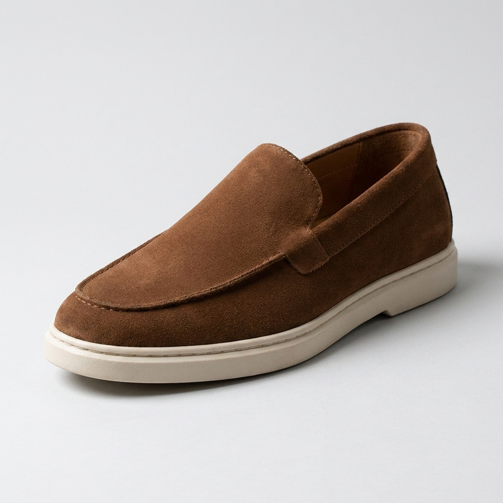 Mocassim Masculino Regent Brown - três quartos