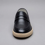 Mocassim Masculino Trotter Black vista frontal