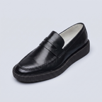 Mocassim Masculino Trotter Midnight visto em três quartos